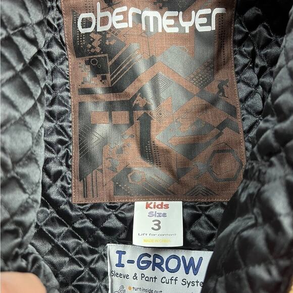 OBERMEYER KIDS FULL ZIP JACKET WITH FUR HOOD SIZE 3 NWT - Picture 3 of 5